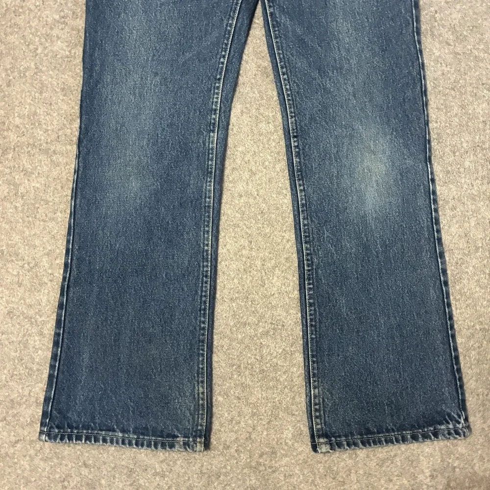 Vintage 70s Lee Riders Denim Jeans Men 28x30 Union Made In USA Talon 42 Bootcut